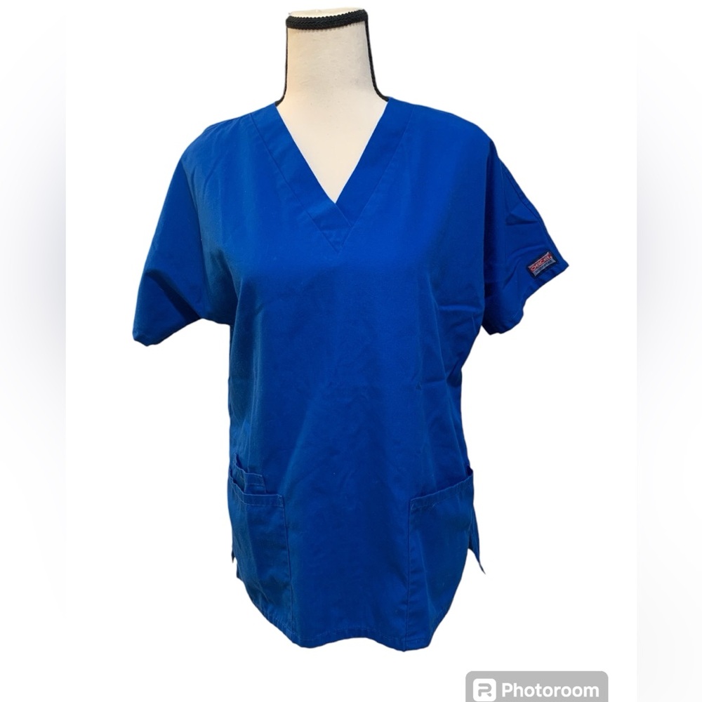 Cherokee workwear | royal blue size XS scrub top